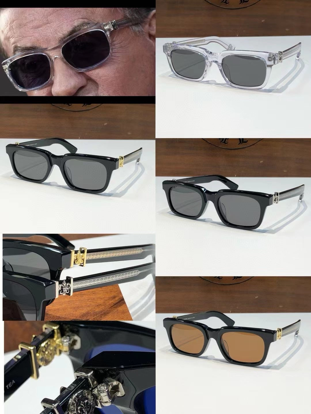 CHH Chrome Hearts Glasses SEE YOU IN TEA Vintage Classic Sunglasses