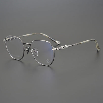 CHH Chrome Hearts Glasses Vintage Pure Titanium Ultra Light Polygon Frame
