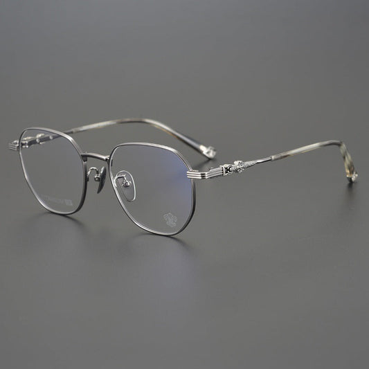 CHH Chrome Hearts Glasses Vintage Pure Titanium Ultra Light Polygon Frame