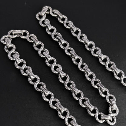 Chrome Hearts Retro Eternal Vine 8-shaped Necklace