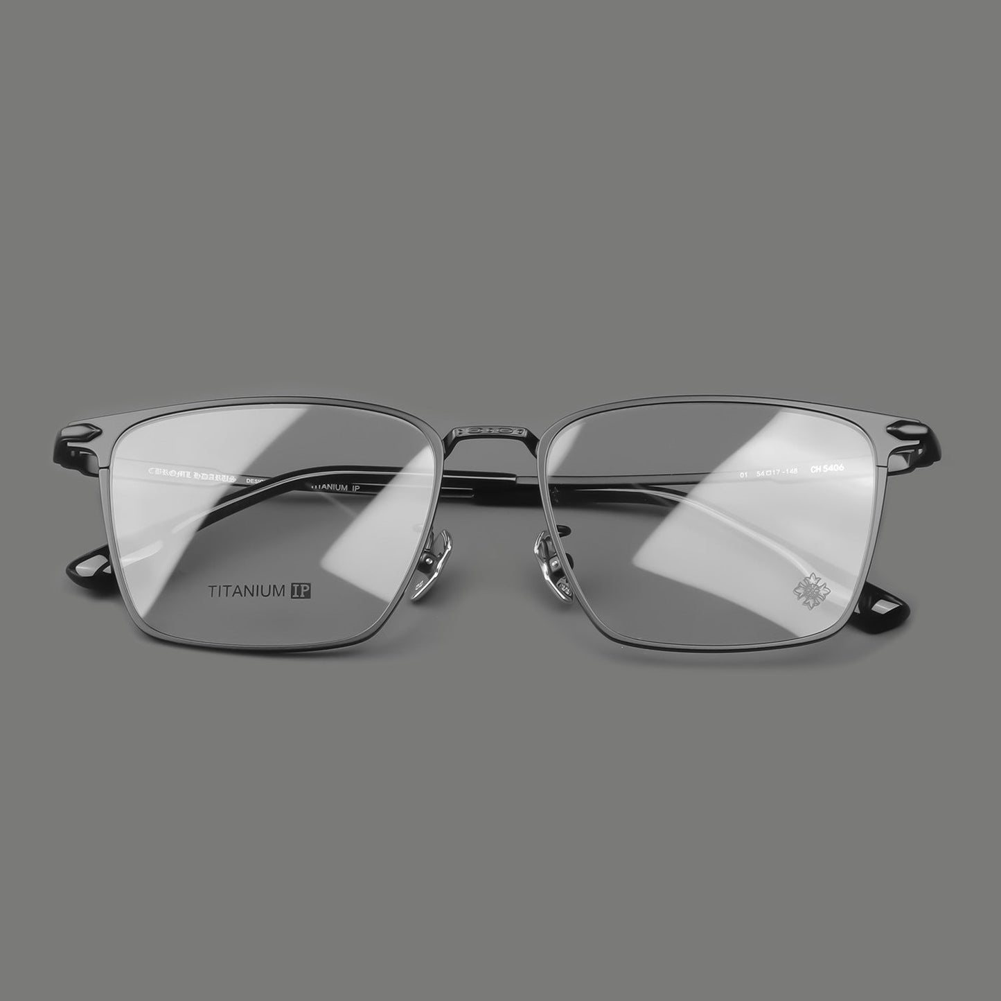 CHH Chrome Hearts Glasses Pure Titanium Fashion Square Glasses Frame