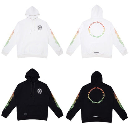 CHH Chrome Heart Hoodie Crowe Sanskrit circle print Chrome Hearts hooded sweater