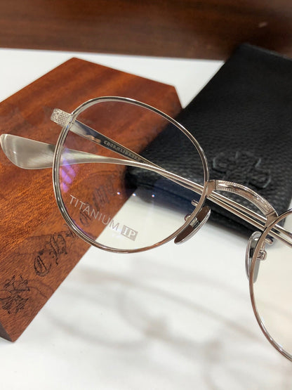 CHH Chrome Hearts Glasses Titanium Frame Glasses Frame Retro Literary Myopia Glasses Frame