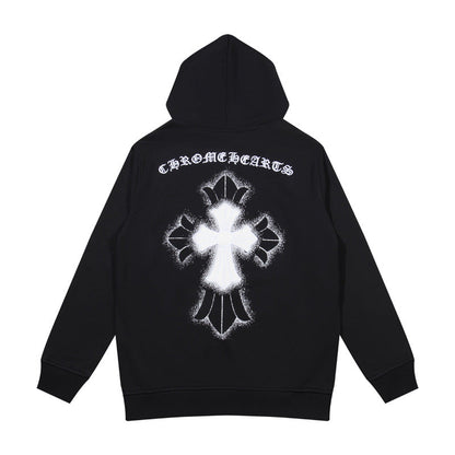CHH Chrome Heart Hoodie Crowe Sweater High Street Trend Hoodie Hooded Sweater