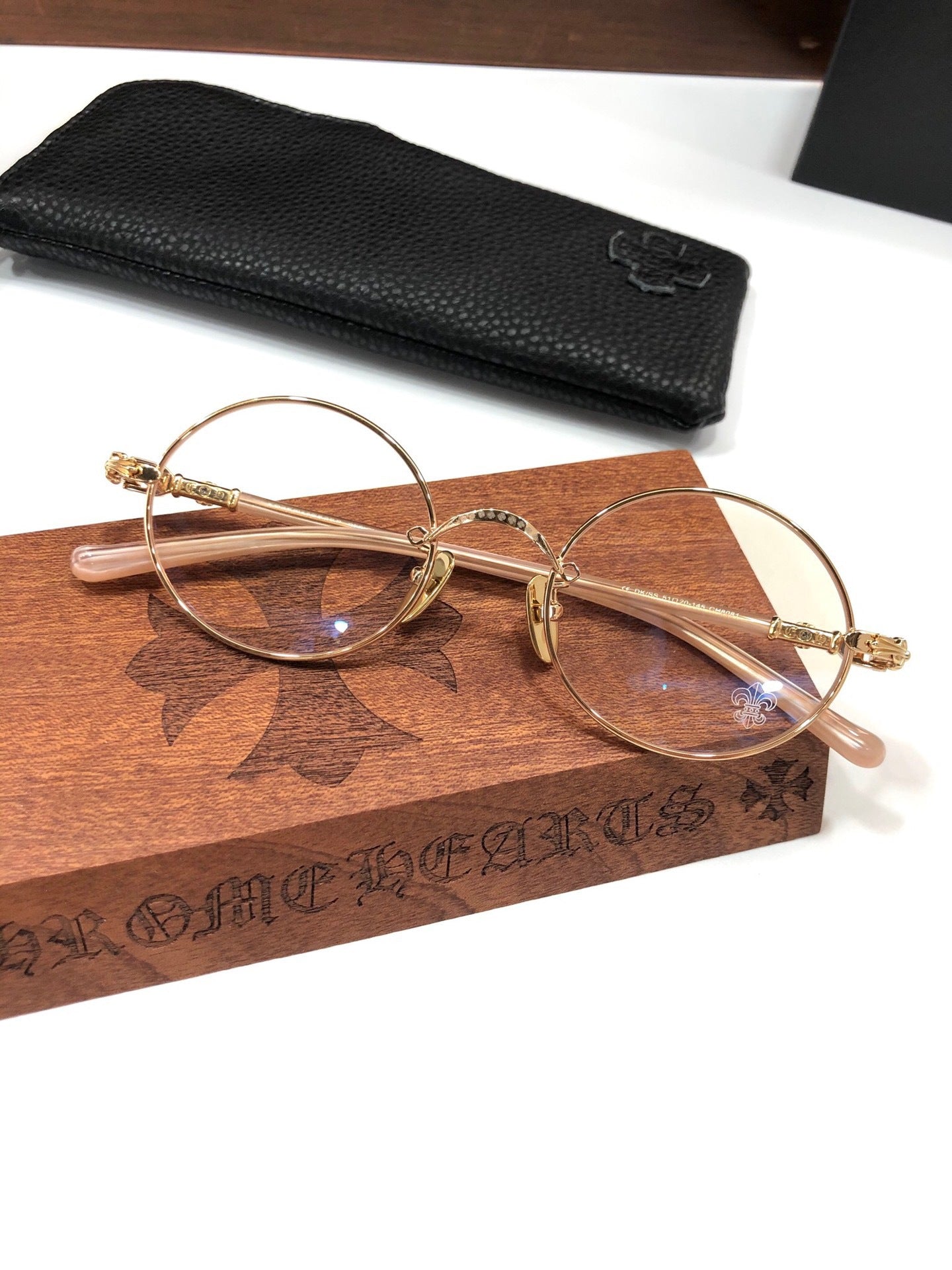 CHH Chrome Hearts Glasses Vintage Small Fresh Round Frame Glasses Frame