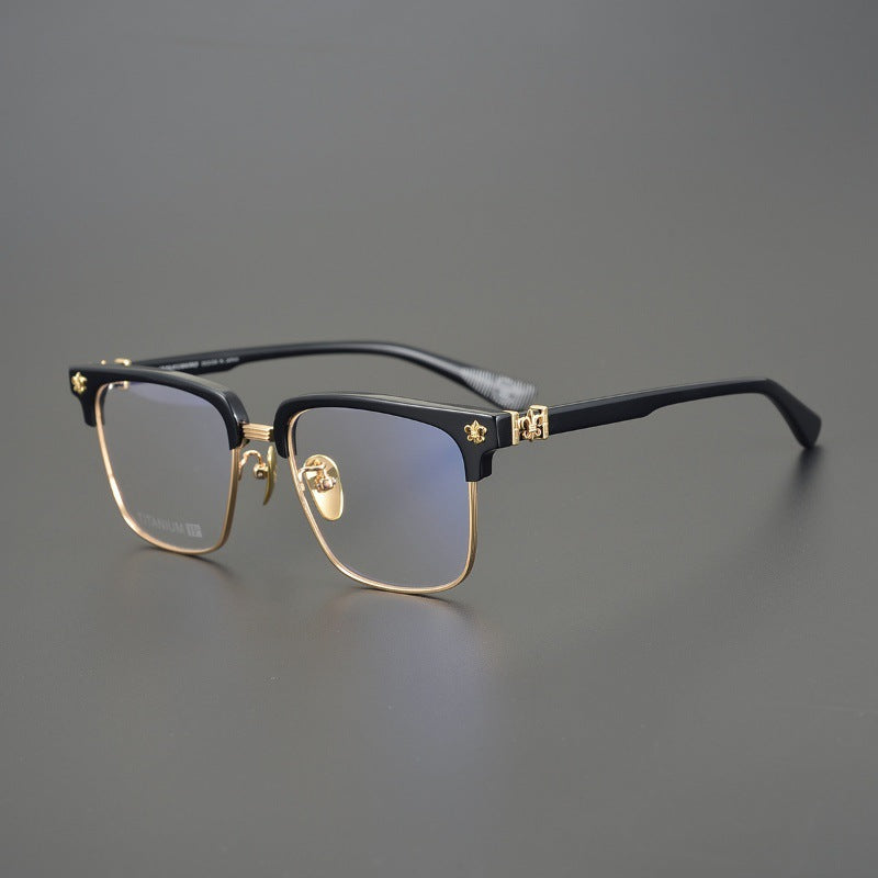 CHH Chrome Hearts Glasses Pure Titanium Light Luxury Glasses Frame