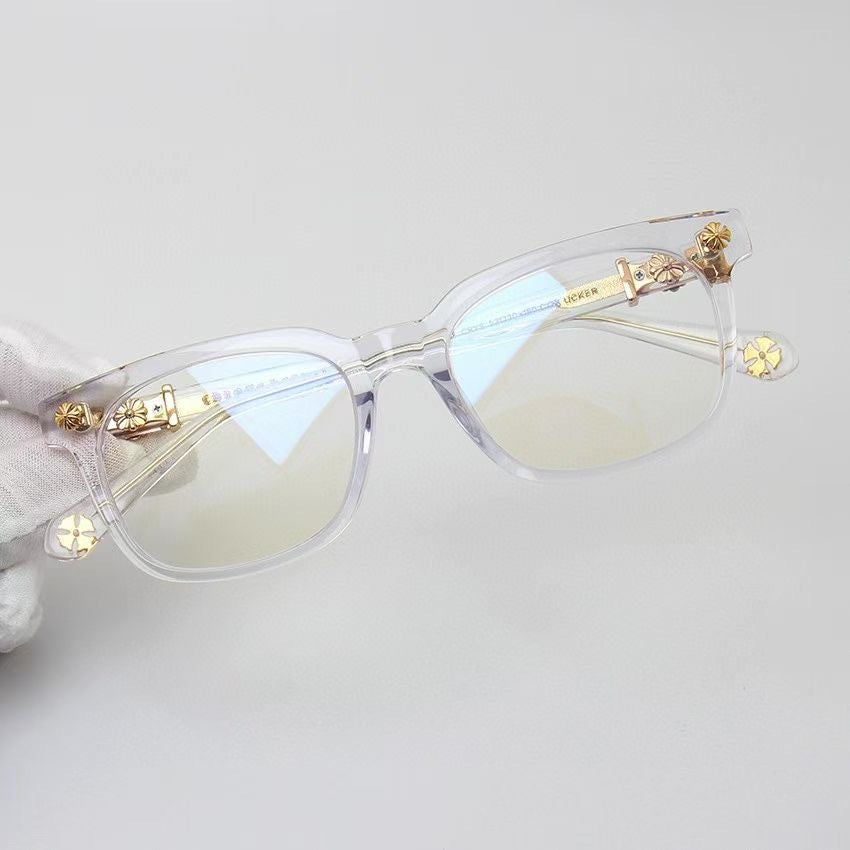 CHH Chrome Hearts Glasses Classic Large Frame Simple and Generous Retro and Luxury