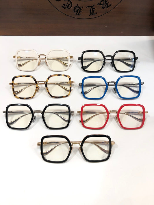 CHH Chrome Hearts Glasses Stylish and simple large frame glasses frame