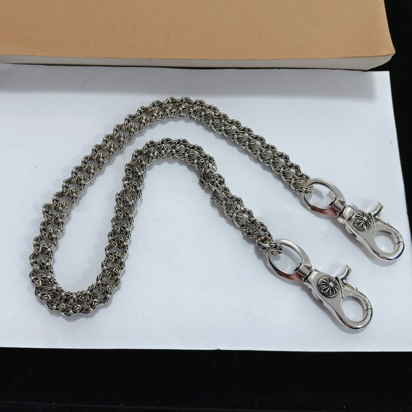 Chrome Hearts cross Cuba bold bag chain
