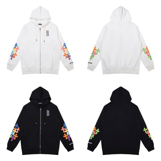 CHH Chrome Heart Hoodie Sanskrit embroidered hooded sweater