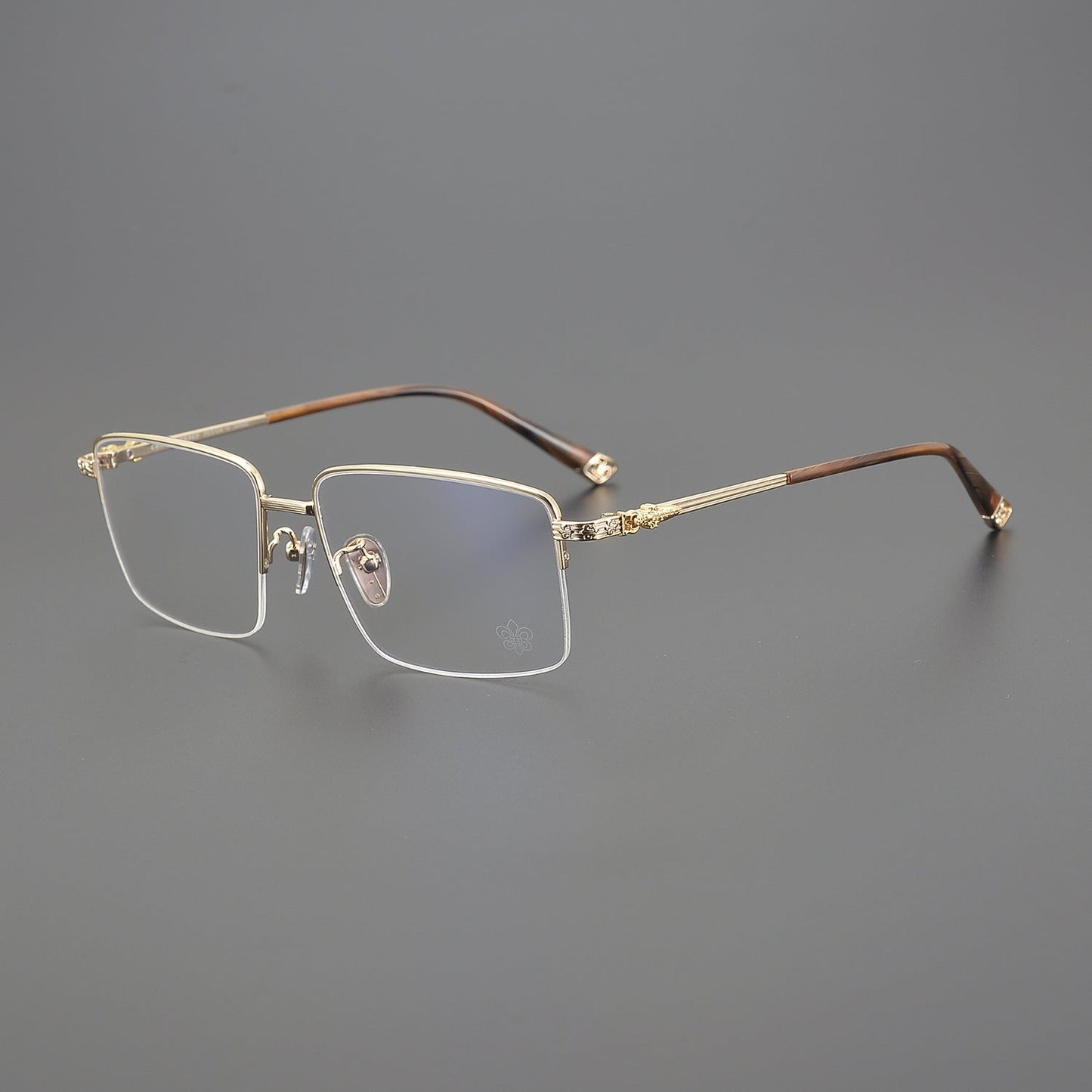 CHH Chrome Hearts Glasses Personalized fashion half frame myopia glasses frame