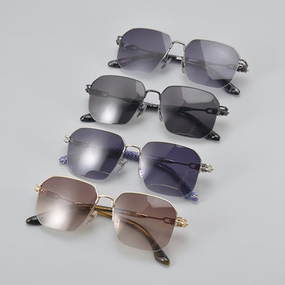 CHH Chrome Hearts Glasses Versatile Titanium Frame Ultra Light Glasses Frame