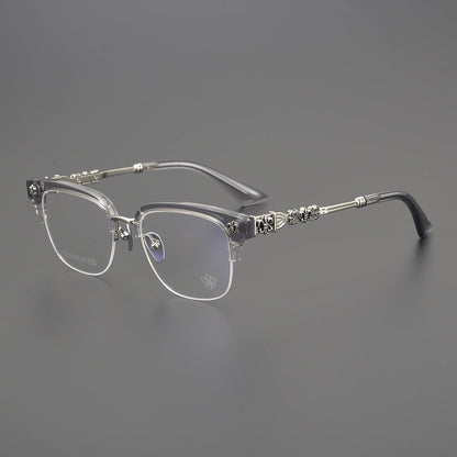 CHH Chrome Hearts Glasses Pure Titanium Eyebrow Frame Vintage Glasses Frame
