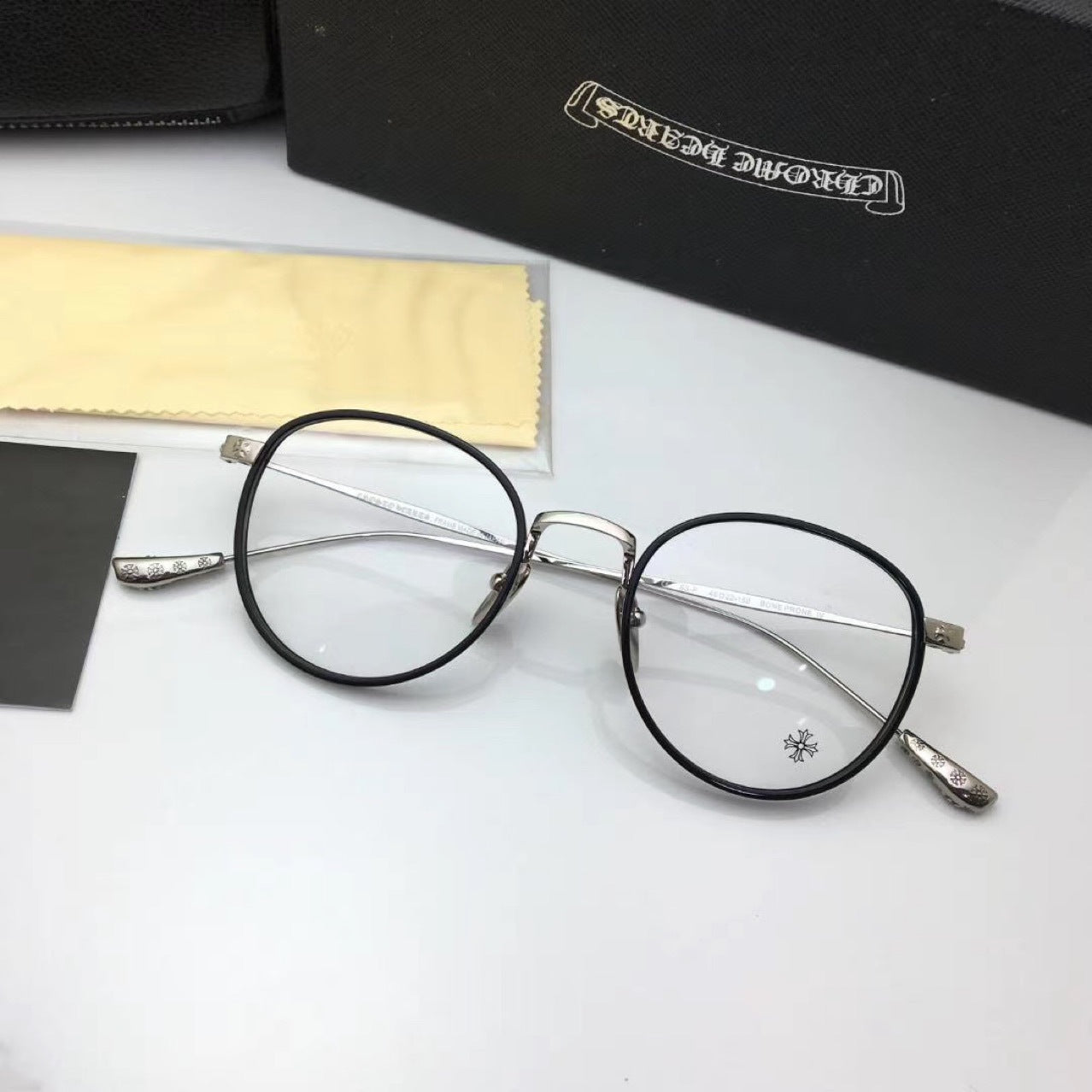 CHH Chrome Hearts Glasses Pure Titanium Exquisite Engraved Myopia Glasses Frame