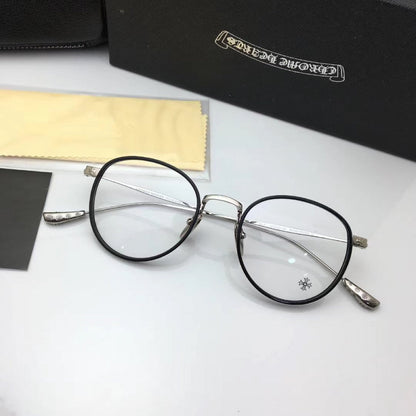 CHH Chrome Hearts Glasses Pure Titanium Exquisite Engraved Myopia Glasses Frame