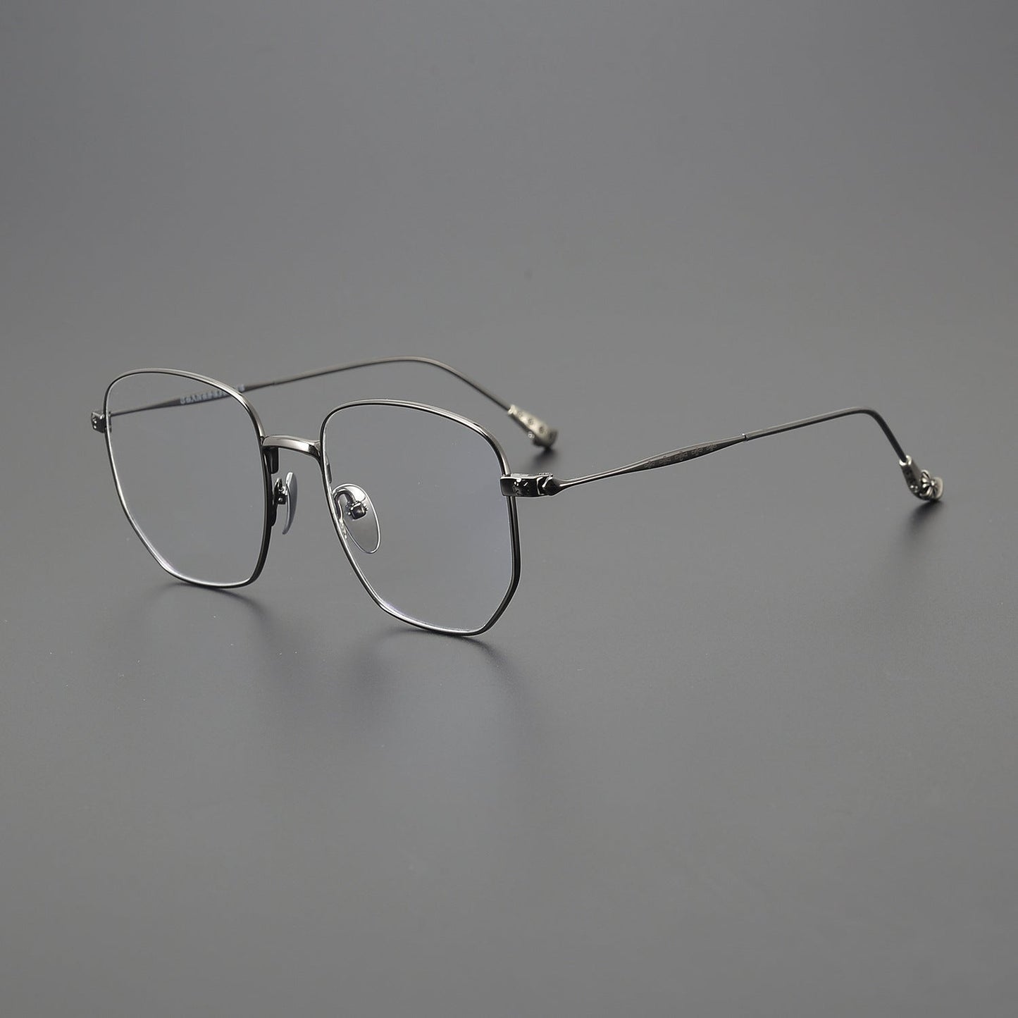 CHH Chrome Hearts Glasses Ultra Light Pure Titanium Silver Fashion Glasses Frame