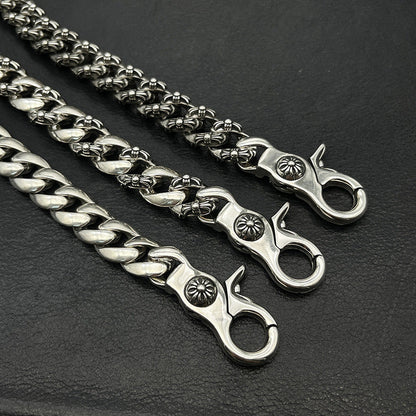 Chrome Hearts lobster clasp Cuban thick necklace