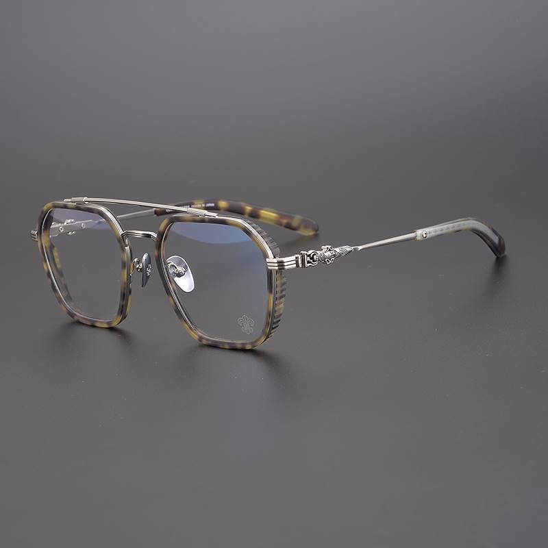 CHH Chrome Hearts Glasses Artistic Vintage Versatile Polygon Glasses Frames