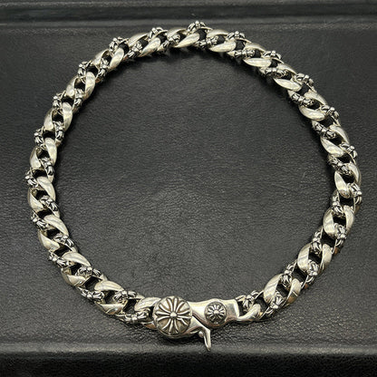 Chrome Hearts lobster clasp Cuban thick necklace