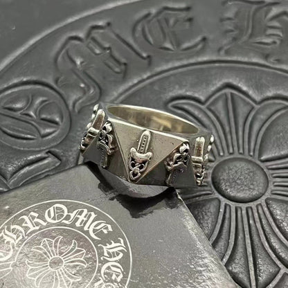 Chrome Hearts cut-angle sword ring