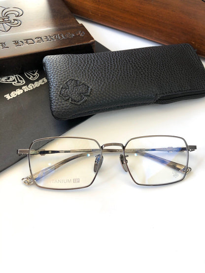 CHH Chrome Hearts Glasses Concise Atmospheric Box Titanium Frame Business Glasses Frame