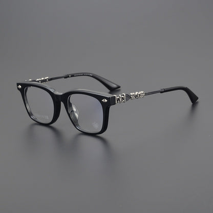 CHH Chrome Hearts Glasses Pure Titanium Temple Punk Wind Myopia Glasses Frame