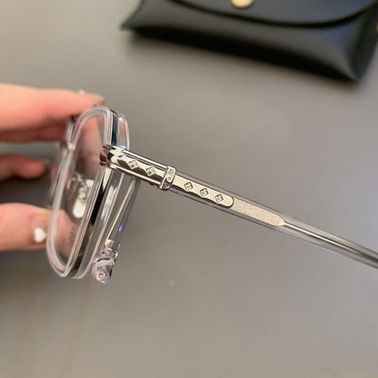 CHH Chrome Hearts Glasses Vintage Myopia Black Frame Ultra Light Glasses Frame