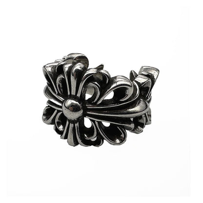 chrome hearts 925 silver retro ring