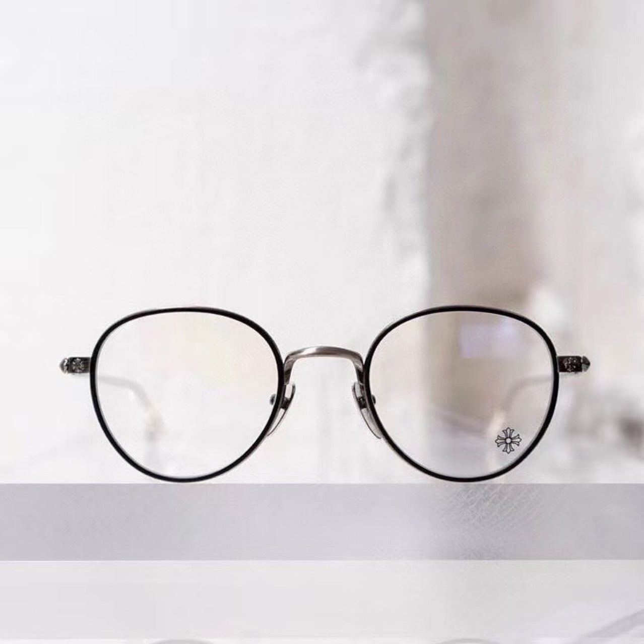 CHH Chrome Hearts Glasses Pure Titanium Exquisite Engraved Myopia Glasses Frame