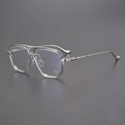 CHH Chrome Hearts Glasses Double Beam Large Frame Wide Glasses Frame