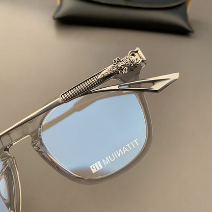 CHH Chrome Hearts Glasses Myopia glasses frame square pure titanium temple