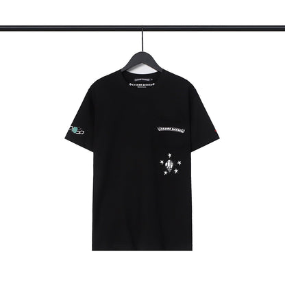 CHH Chrome Heart T Shirts Back Cross Short Sleeve T-Shirt