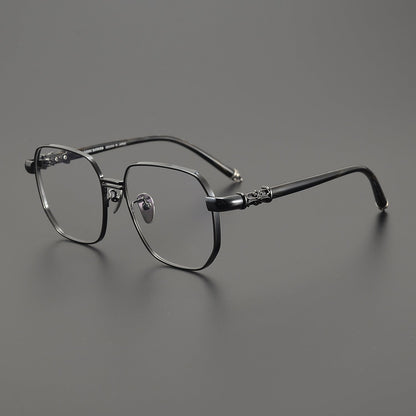 CHH Chrome Hearts Glasses Vintage Large Frame Versatile Myopia Glasses Frame