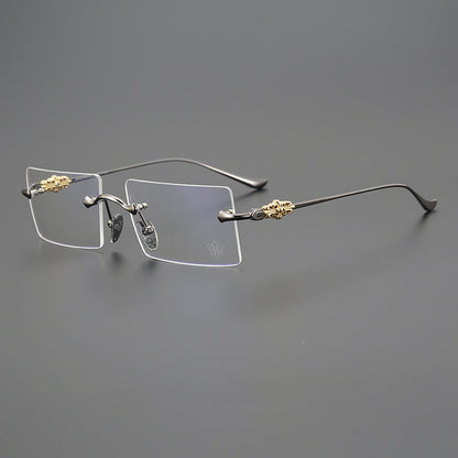 CHH Chrome Hearts Glasses Versatile Ultra Light Radiation Resistant Glasses Frame