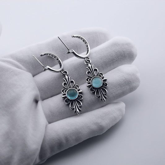 Chrome Hearts sapphire earrings