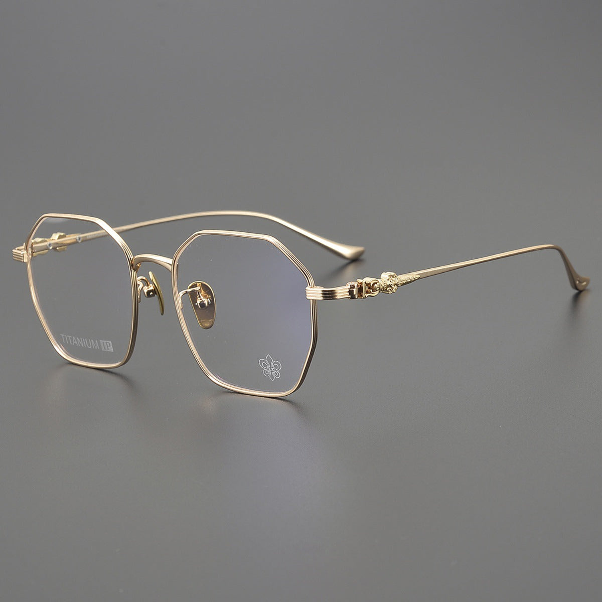 CHH Chrome Hearts Glasses Pure Titanium Business Polygon Glasses Frame