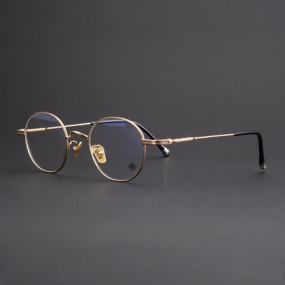 CHH Chrome Hearts Glasses Fashion Exquisite Pure Titanium Ultra Light Round Frame