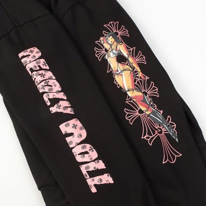 CHH Chrome Heart Hoodie Croix CH Autumn/Winter Miami Cross Zipper Hooded