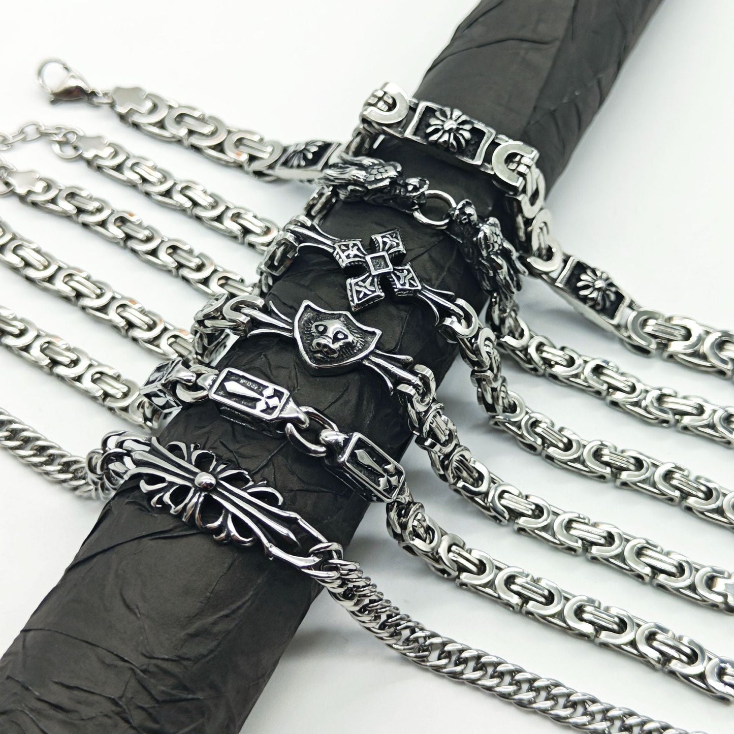 Chrome Hearts 925 Sterling silver retro bracelet