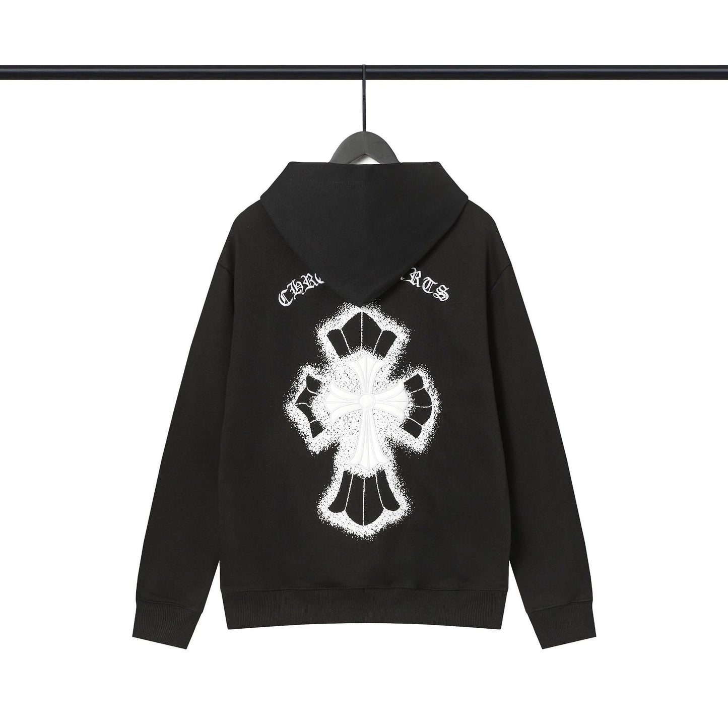 CHH Chrome Heart Hoodie Chrome Heart Sanskrit embroidered hooded sweater