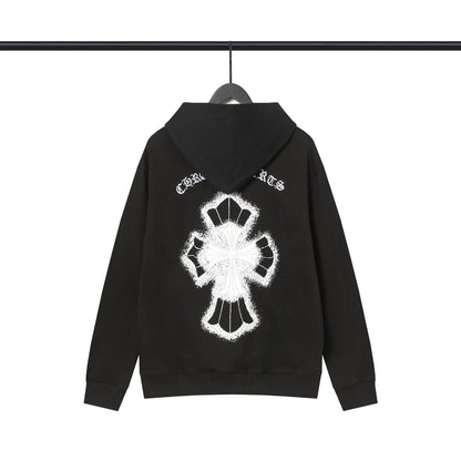 CHH Chrome Heart Hoodie Chrome Heart Sanskrit embroidered hooded sweater