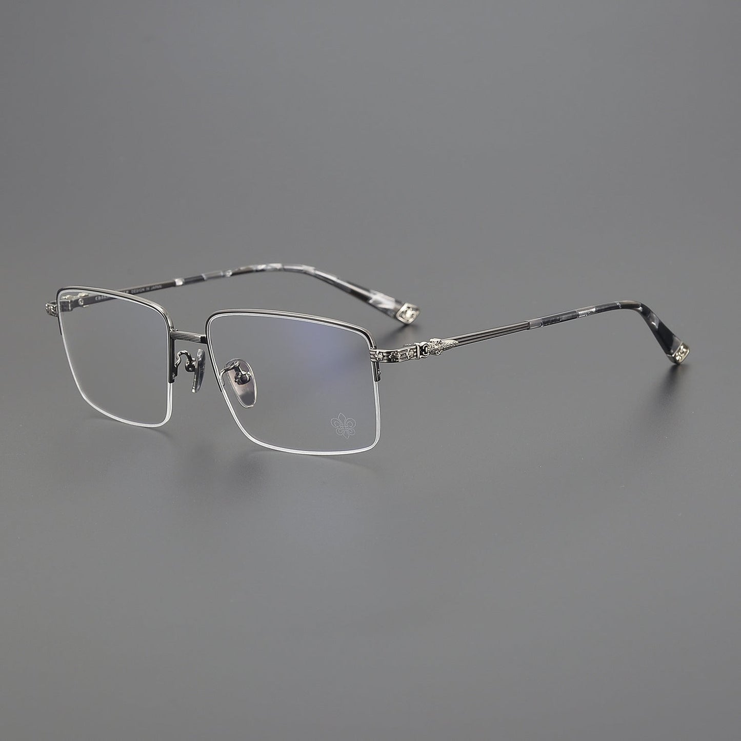 CHH Chrome Hearts Glasses Personalized fashion half frame myopia glasses frame