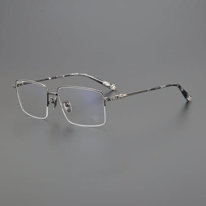 CHH Chrome Hearts Glasses Personalized fashion half frame myopia glasses frame