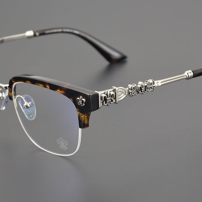 CHH Chrome Hearts Glasses Pure Titanium Eyebrow Frame Vintage Glasses Frame