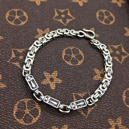 Chrome Hearts 925 Sterling silver retro bracelet