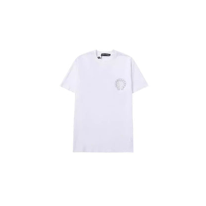 CHH Chrome Heart T Shirts Crowe Fashion ins Ghost 3D Printing Pure T-Shirt Summer