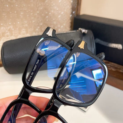 CHH Chrome Hearts Glasses Cross Pattern Square Simple Glasses Frame