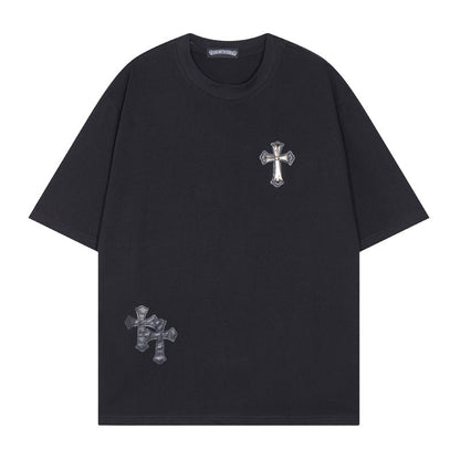 CHH Chrome Heart T Shirts T-Shirt Short Sleeve Cross