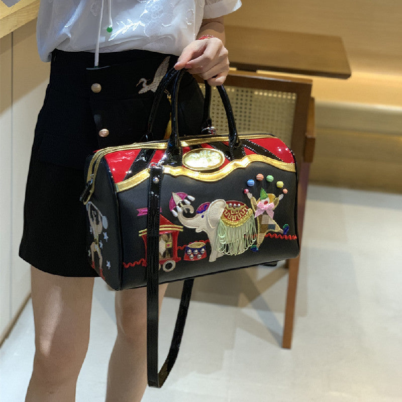 Chh Chrome Heart Leather Bag