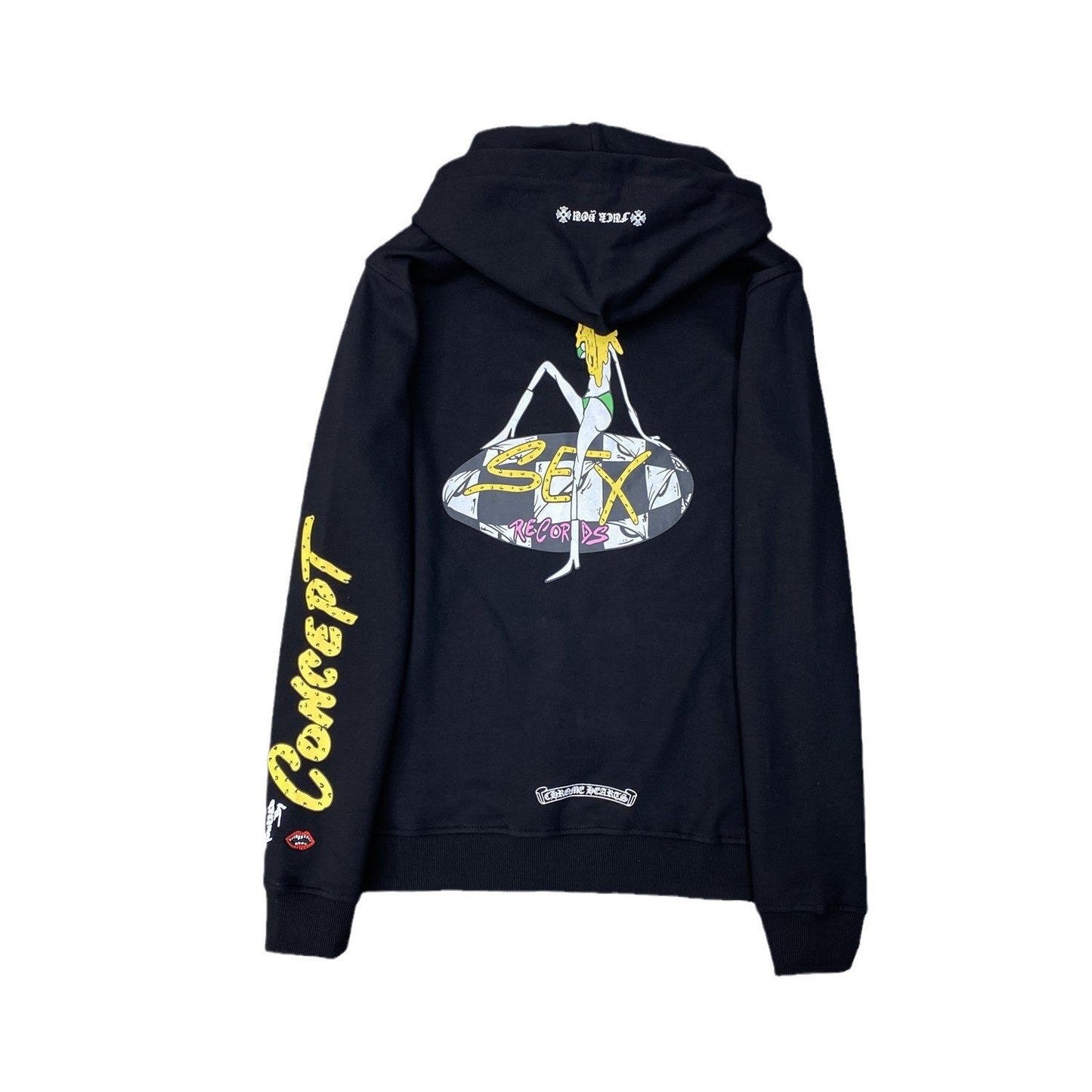 CHH Chrome Heart Hoodie Crowe hooded cotton men's and women's casual sweater